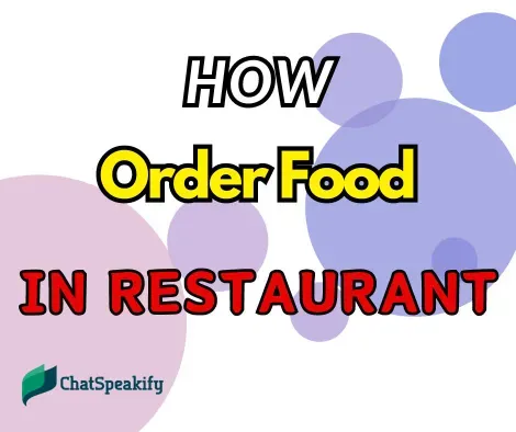 How can a foreigner order food in a restaurant