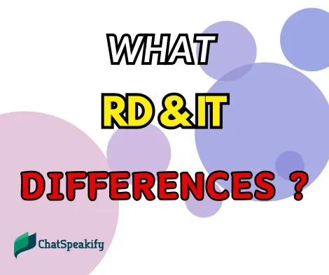 What Are the Key Differences Between R&D and IT?